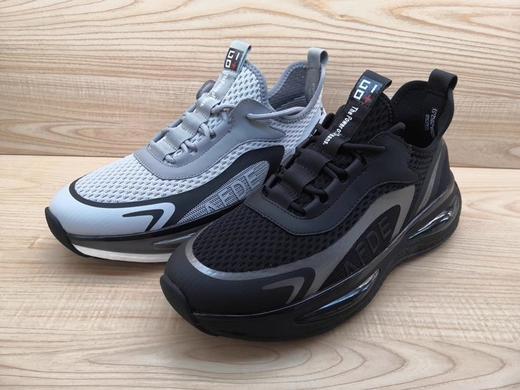 豪行舒适休闲男鞋12327508时尚平底飞织透气平底单鞋 商品图1