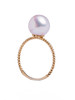 LUCINE 单珠珍珠戒指18K天然淡水珍珠戒 商品缩略图4