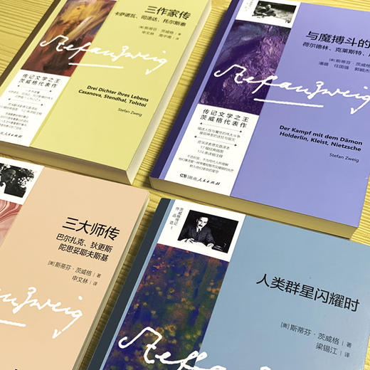 精神建筑师：茨威格传记作品，人类群星闪耀时，三作家传，与魔搏斗的人，三大师传 商品图4