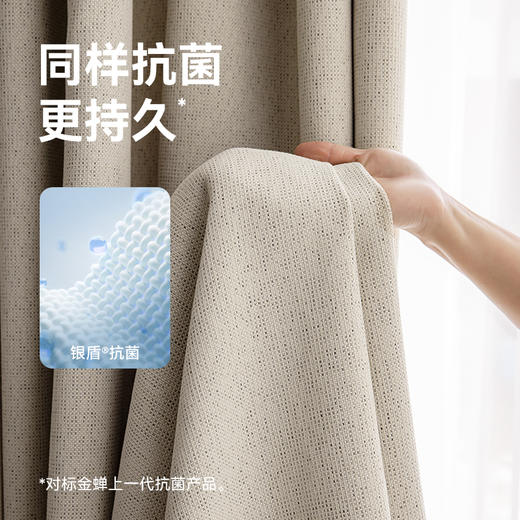 【椿山】金蝉抗菌遮光窗帘加厚雪尼尔温馨简约大气轻奢现代 商品图2