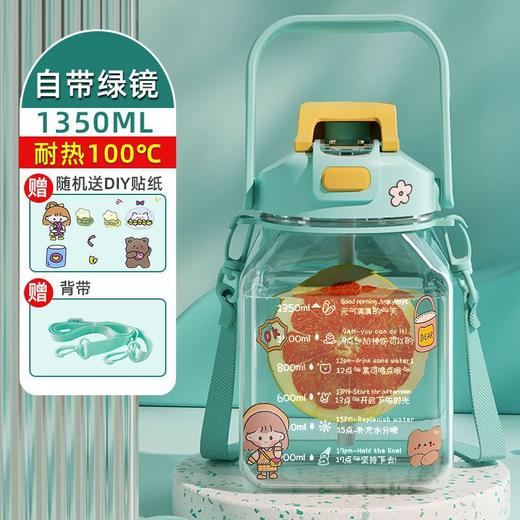 【新款大肚杯女款】吸管水杯 女生高颜值大容量杯子 耐高温儿童水壶  商品图8