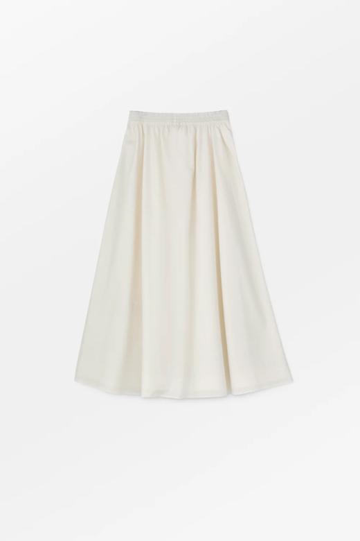 Mark Kenly Domino Tan 白色/赭黄色NANDA松紧腰棉质半裙 商品图7