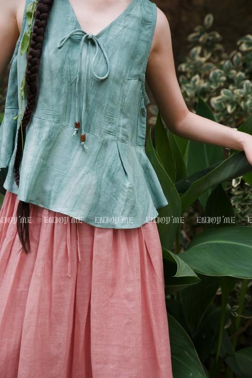 【门店同款】ENJOY夏季云敛-禅意蕾丝拼接半裙 157481244 商品图2