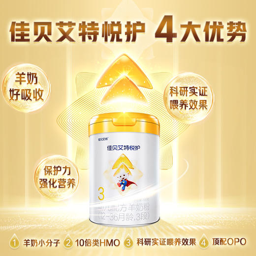 佳贝艾特悦护婴儿配方羊奶粉 商品图1