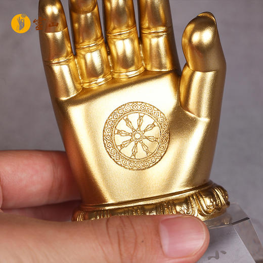 水晶底座佛手摆件 商品图1