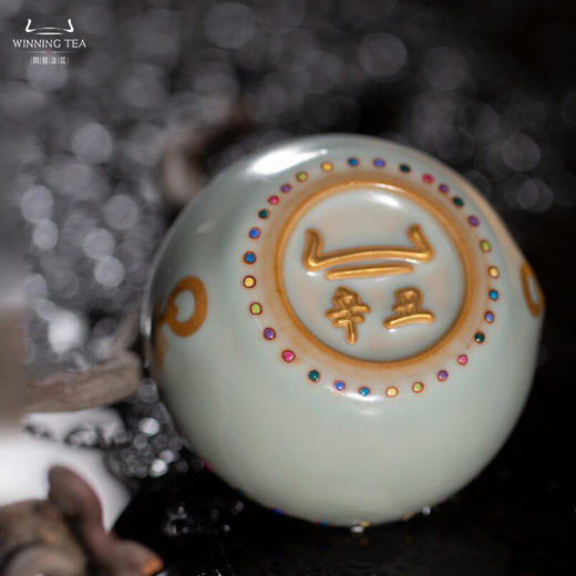 问鼎汝瓷鼎峰系列天青七宝战鼓（辛丑） 商品图2