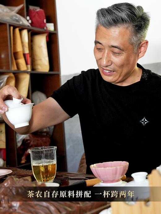 已售罄【烛龙】18年拼19年曼松古树茶 富有时间层次的滋味；断供两年！熟悉的味道回来了！一箱内含7饼 商品图11