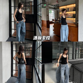 新品上身 | 挂脖拼色背心松弛率性，干练的小说女主🌟