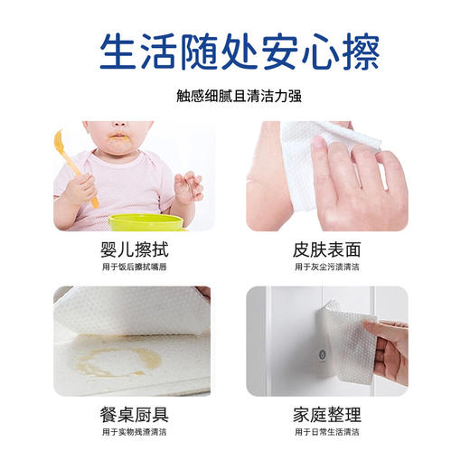 「9.9元包邮！拍2发3」口袋迷你湿巾婴儿 居家日用手口儿童便携抽取式清洁湿巾宝宝独立小包湿纸巾 商品图2