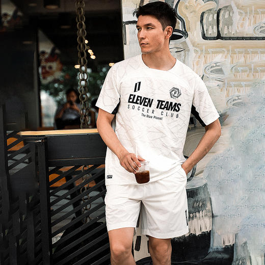小李子Eleventeams足球运动训练破浪系列组队梭织弹力短裤成人男 商品图1