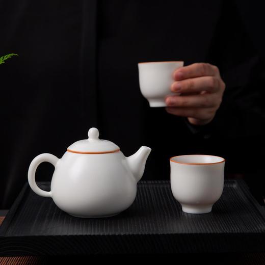 值得收藏百年的元本道·象牙白汝窑瓷茶具（赠礼盒+手提礼袋）内附大师收藏证书 商品图10