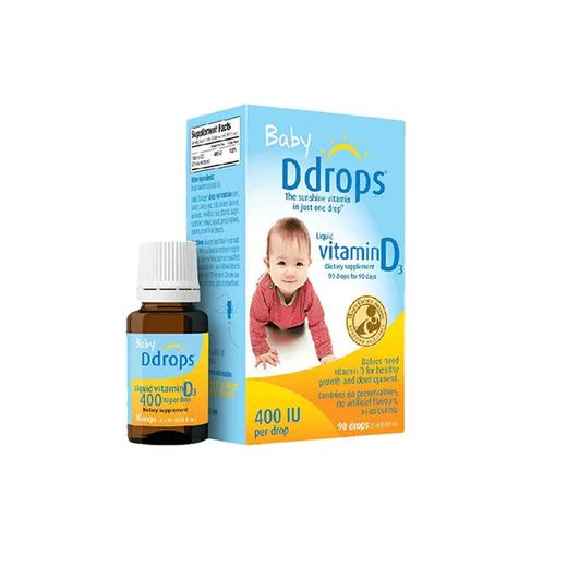 【一口价】Ddrops维生素D3 400iu蓝色2.5ml/盒 商品图3