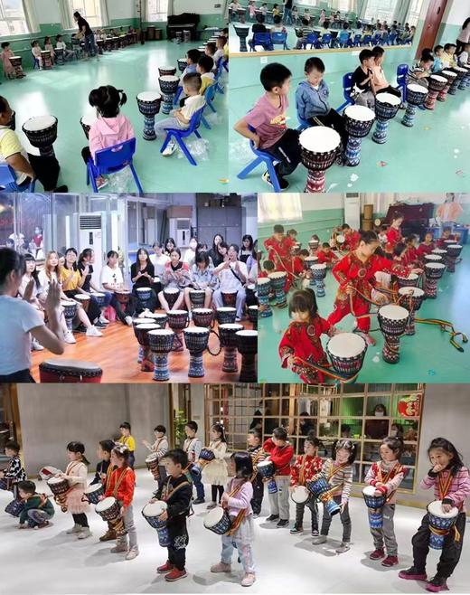 洪啸非洲鼓 （羊皮便携非洲鼓），初学者入门神器（颜色随机） 商品图4