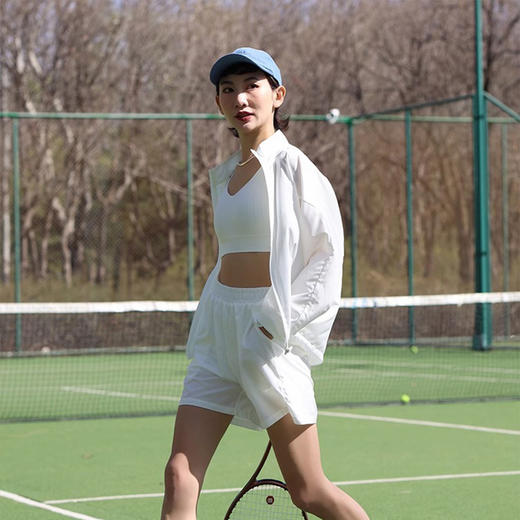 【限时秒】YOGACODE【火树银花系列】2024 SPF防晒运动短裤女春夏防紫外线UPF50+ TZZ808 商品图3