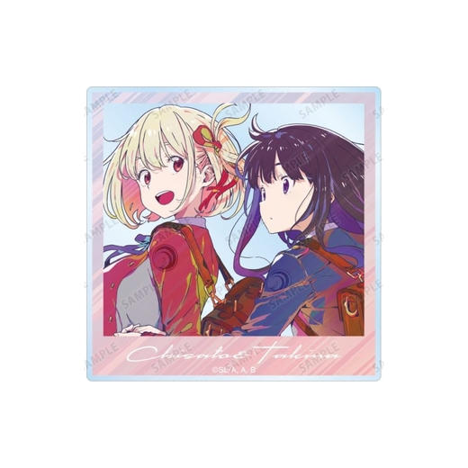 日本正版莉可丽丝Ani-Artclearlabel闪徽章写真亚克力卡周边谷子 商品图3