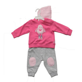 CONVERSE匡威童衣女INFANT卫衣三件套粉红色73162SE974AA612