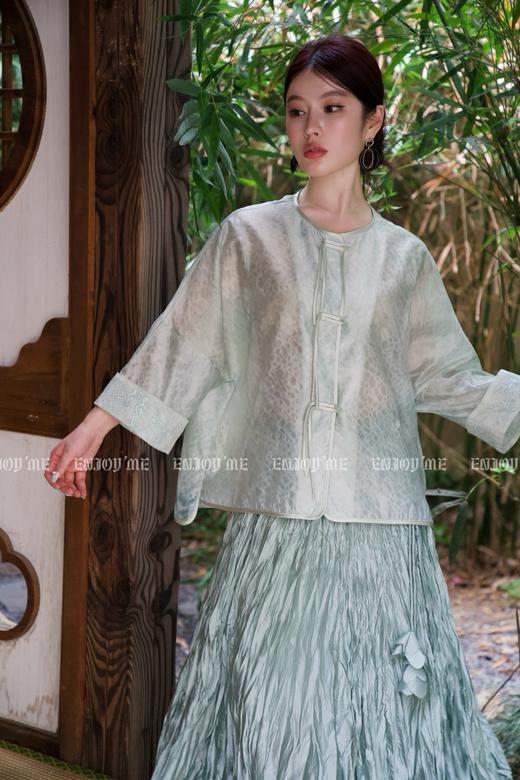 【门店同款】ENJOY夏季云敛-皱皱落花半身裙 157900891 商品图11