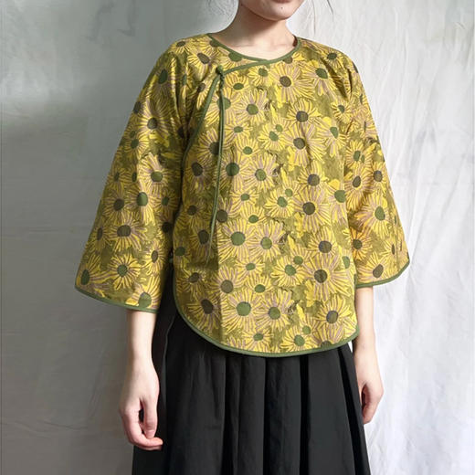 裁缝学苑AQ303国风汉服新中式倒大袖上衣纸样小衫斜襟连肩袖服装打版裁剪样板 商品图0