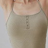 【限时秒】YOGACODE【火树银花系列】2024 春夏瑜伽服背心女带胸垫性感细肩带运动上衣DSB734 商品缩略图2