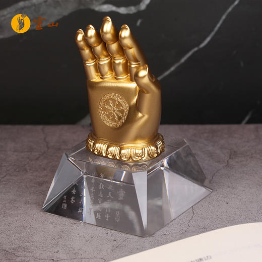 水晶底座佛手摆件 商品图3