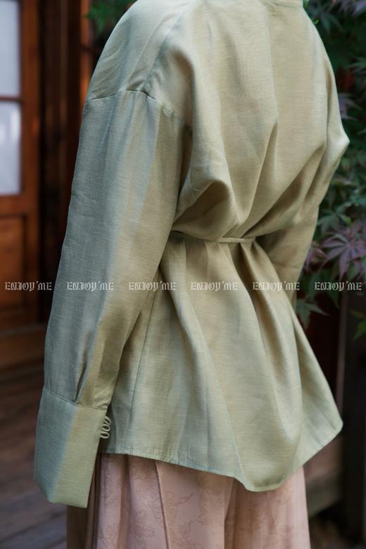 【门店同款】ENJOY夏季云敛-枇杷晚风挽纱衬衫 157944510 商品图9