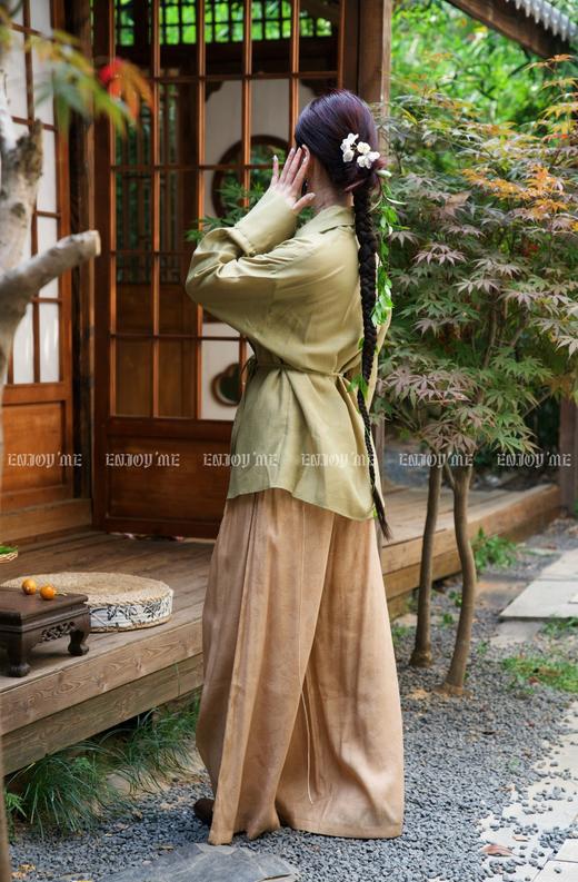 【门店同款】ENJOY夏季云敛-枇杷晚风挽纱衬衫 157944510 商品图5