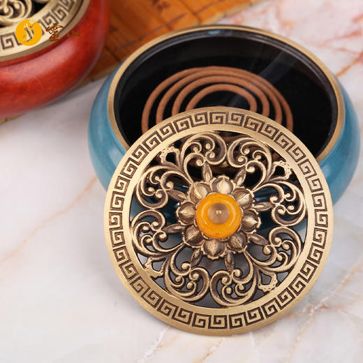 菱心平底香炉 商品图4