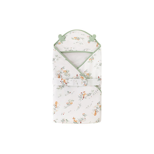 英氏【乳木果】新生儿包被秋季初生儿包单恒温7A抗菌新款春秋款婴儿包被 商品图4