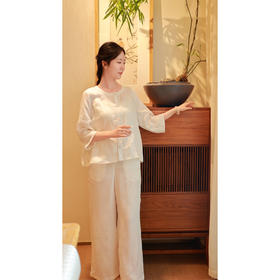 【线上专属】圆领衬衣（24710776-山矾）