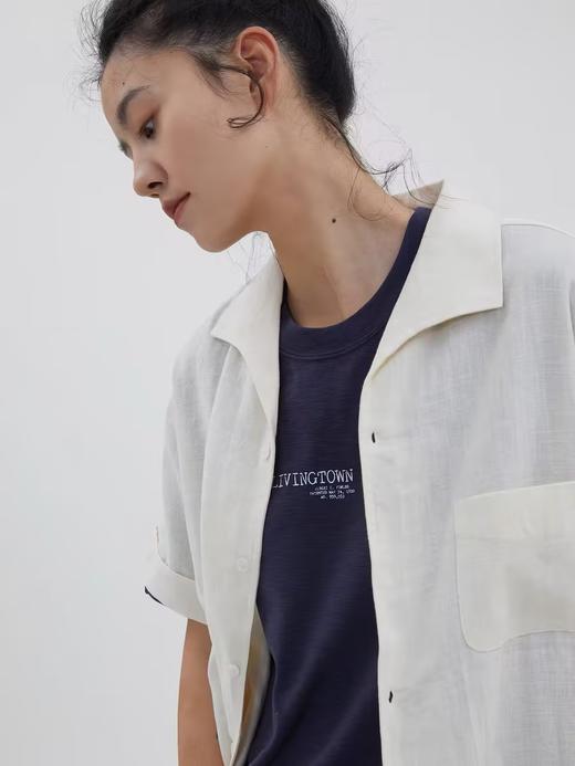 LIVINGTOWN/LT亚麻复古衬衫 商品图3