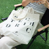 RetroChic—字母印花帆布袋 商品缩略图1