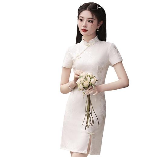 2024新款日常蕾丝中国风淑女修身活力短款旗袍MLS-6885 商品图4