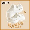 ZHR则则软底增高两穿洞洞鞋女2024新款厚底防滑包头休闲凉鞋女鞋 商品缩略图3