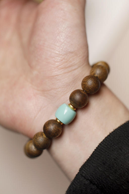 【青山特惠】12mm绿棋楠【素清】沉香手串 c37 商品图8