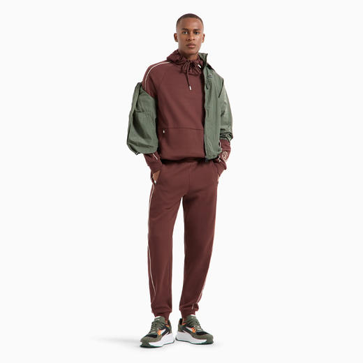 EMPORIO ARMANI EA7 阿玛尼 男士合身长袖连帽印花夹克薄外套 绿色 3DPB19 PNFVZ 1846 商品图3