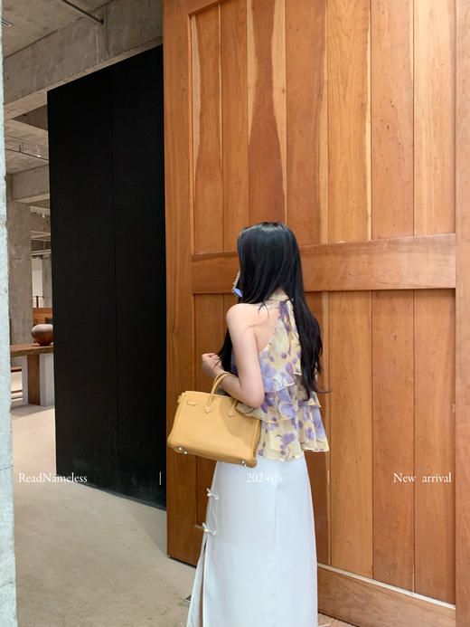 Read Nameless /浪漫紫罗兰+新中式羽毛边半裙（羽毛可拆卸） 商品图2