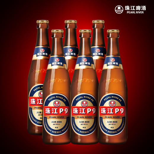 珠江啤酒 P9 560ml*12瓶整箱瓶装 低度清新酒香丰满 商品图1