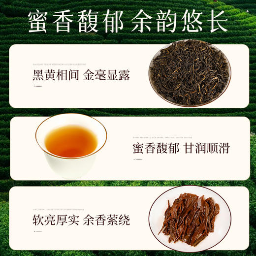 元正 蜜香金丝蕊盒装 小种红茶特级口粮茶袋盒装便捷泡袋装 商品图2