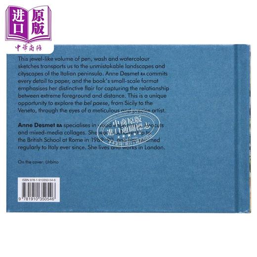 【中商原版】Anne Desmet: An Italian Journey 进口艺术 安妮·迪斯梅特:意大利之旅 RA水彩速写本 水彩画册画集素描本 商品图2