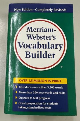 微瑕  韦小绿韦氏字根词典字典辞典 英文原版进口英语学习词汇工具书 Merriam Webster's Vocabulary Builder