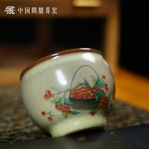 问鼎哥窑致巧款精工云澜杯（香满筠篮）（缺货） 商品图4