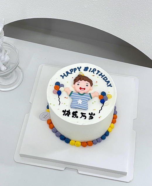 男孩男生周岁生日蛋糕 商品图0