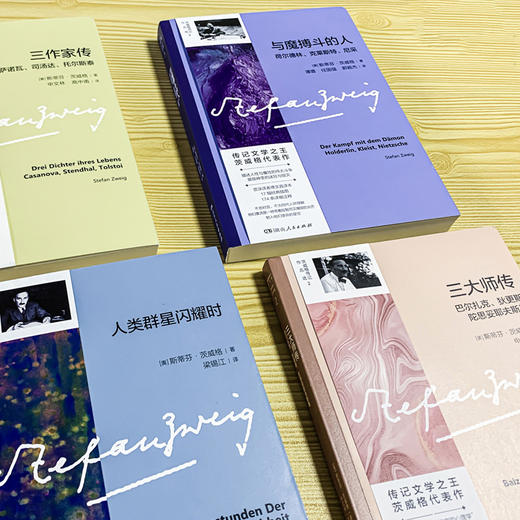 精神建筑师：茨威格传记作品，人类群星闪耀时，三作家传，与魔搏斗的人，三大师传 商品图3
