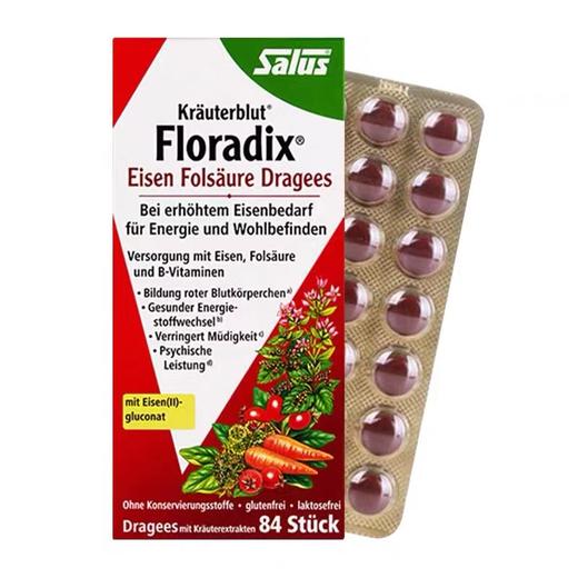 【保税】德国Salus莎露斯原装进口铁元片剂84粒（两种包装随机发货） 商品图0