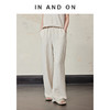 IN AND ON 晚风 竹纤维亚麻松紧腰阔腿空气裤54356 商品缩略图6