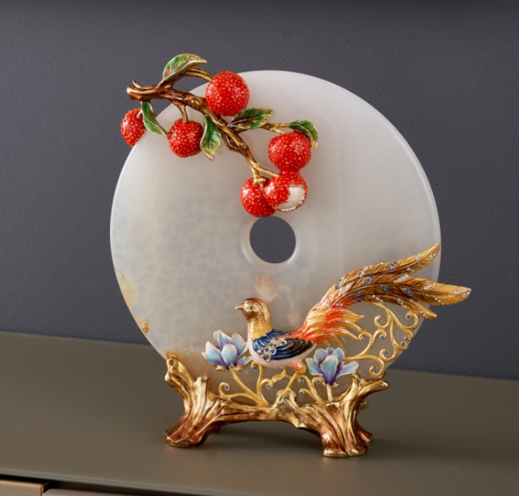 【彼达思】罗比罗丹 大吉大利平安扣摆件