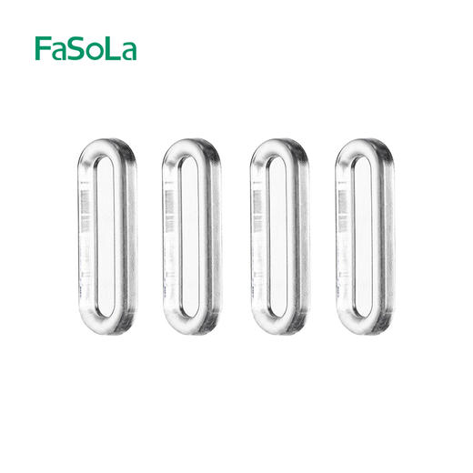 FaSoLa推拉门免打孔拉手把手铝合金木门厨柜玻璃厨房明装移门柜门手柄 商品图5