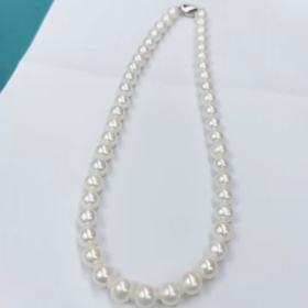 HZ*S925珍珠项链约9mm