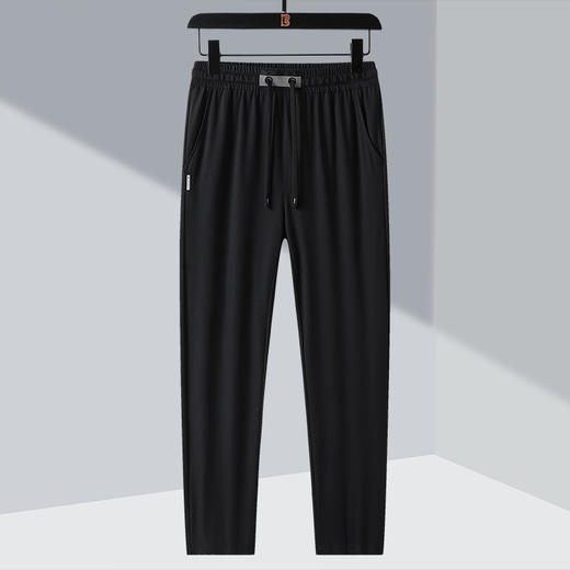 【冰丝速干】【新款DSK】大依优型大码冰丝裤松紧腰休闲运动裤直筒卫裤休闲裤加肥加大运动薄薄长裤胖子裤子夏季款 商品图5