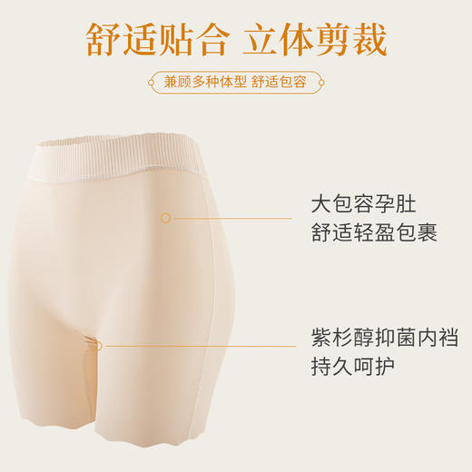 【2条任选】三合一高腰安全裤 一片式无痕 冰丝大码内裤 夏季透气防走光打底裤【不支持储值与微信合并支付】 商品图2